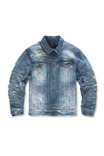 Load image into Gallery viewer, Parisian Denim Trucker Jacket (MONET)
