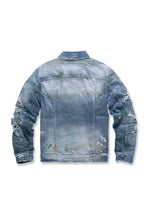 Load image into Gallery viewer, Parisian Denim Trucker Jacket (MONET)
