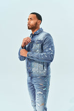 Load image into Gallery viewer, Parisian Denim Trucker Jacket (MONET)
