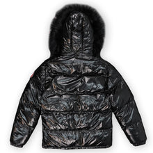 Load image into Gallery viewer, Makobi Skittles Puffer Jacket-Black
