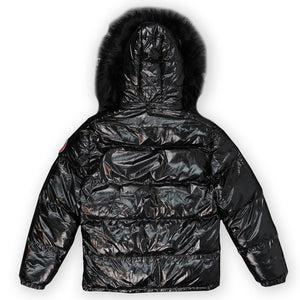 Makobi Skittles Puffer Jacket-Black