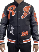 Load image into Gallery viewer, Runtz Jacket-All County Varsity-Black/Orange
