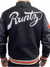 Load image into Gallery viewer, Runtz Jacket-All County Varsity-Black/Orange
