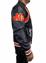 Load image into Gallery viewer, Runtz Jacket-All County Varsity-Black/Orange
