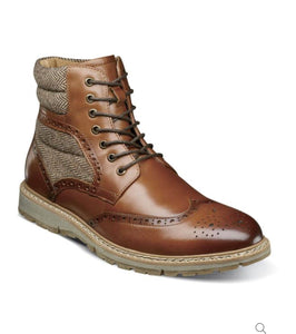 Granger Wingtip Lace Boot | Pecan