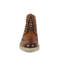 Load image into Gallery viewer, Granger Wingtip Lace Boot | Pecan
