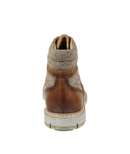 Granger Wingtip Lace Boot | Pecan