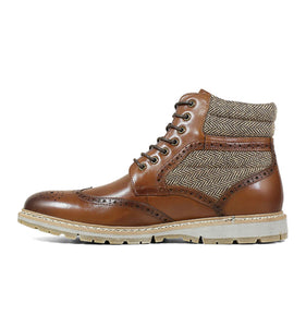 Granger Wingtip Lace Boot | Pecan