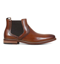 Load image into Gallery viewer, Altair Plain Toe Chelsea Boot | Cognac
