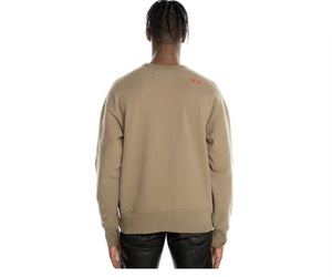 Cult Crewneck Sweatshirt In Taupe