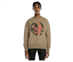 Cult Crewneck Sweatshirt In Taupe