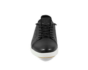 Halden Cap Toe Elastic Lace Up | Black