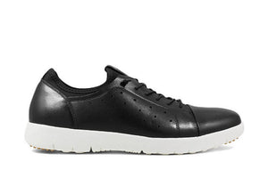 Halden Cap Toe Elastic Lace Up | Black