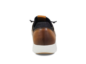 Halden Cap Toe Elastic Lace Up | Cognac