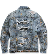 Load image into Gallery viewer, Freedom Camouflage Denim Jacket
